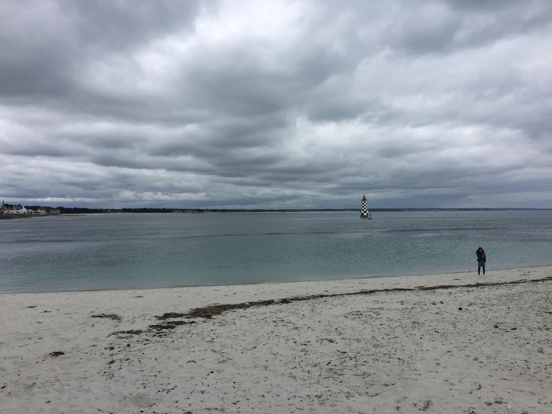 une plage à Audierne